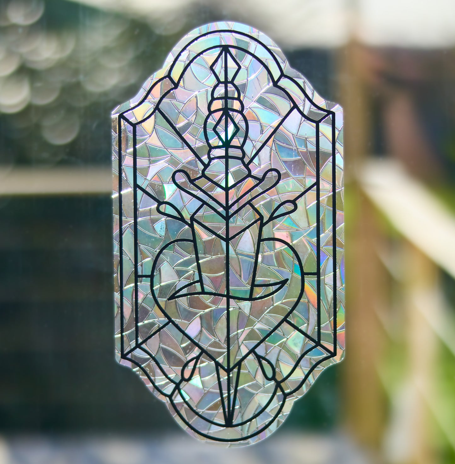 Suncatcher for Window - Old School Dagger